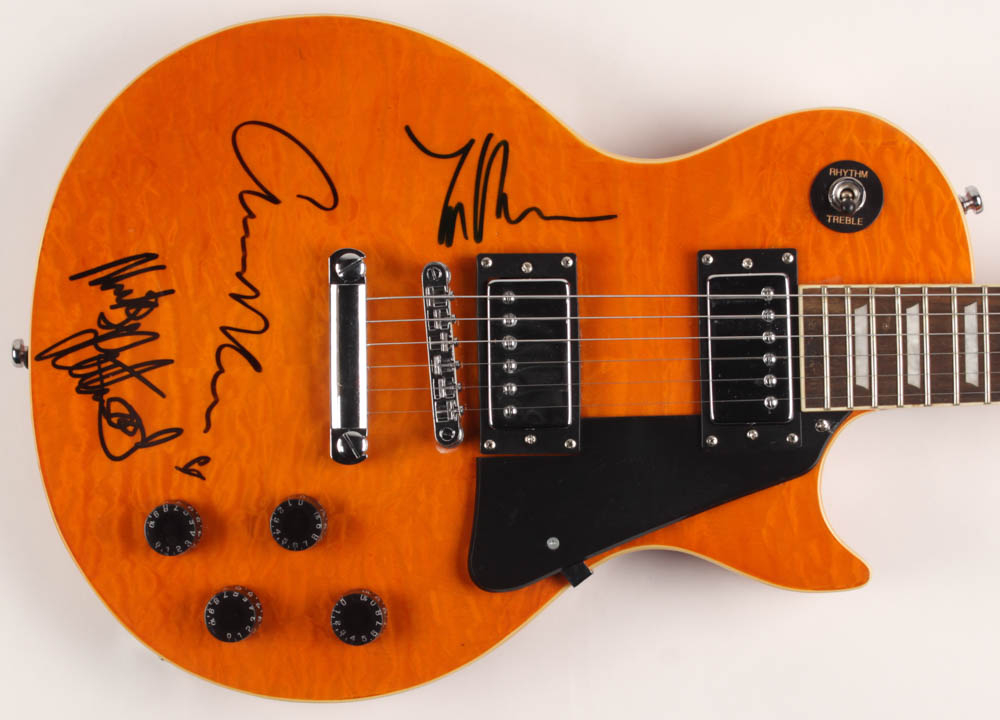 how much is an autographed fleetwood mac guitar go for